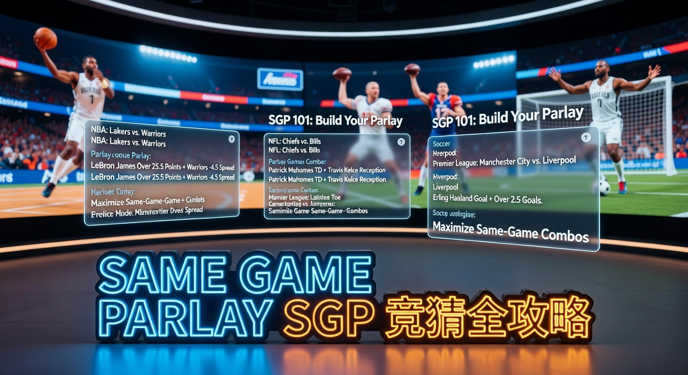 超级过关 same game parlay SGP 投注技巧与风控