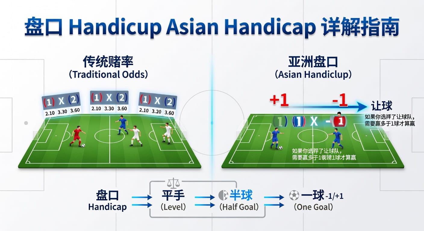 亚洲盘 asian handicap 玩法全解析｜AG真人娱乐官网
