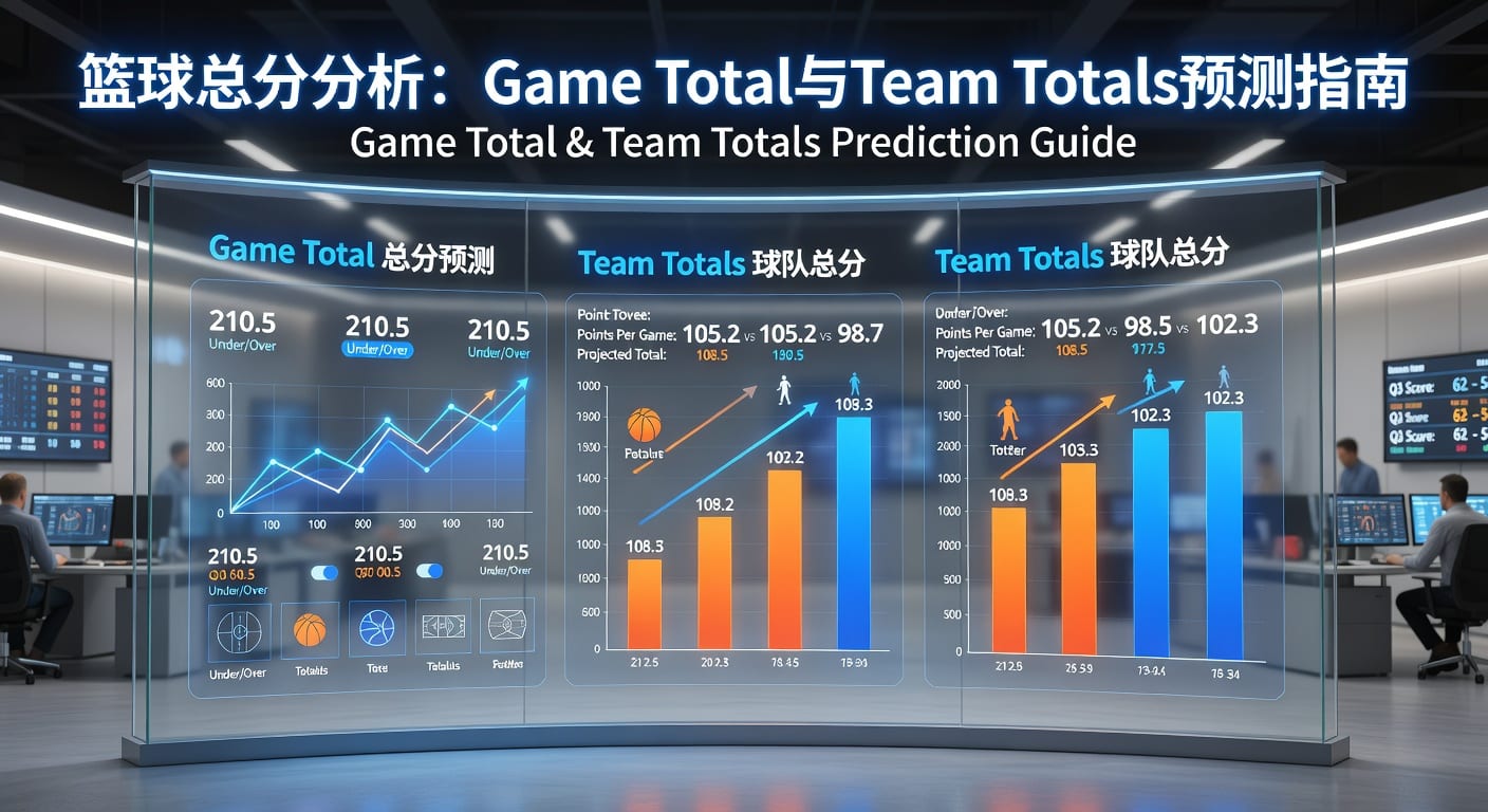 篮球总分 game total team totals 投注技巧与判断
