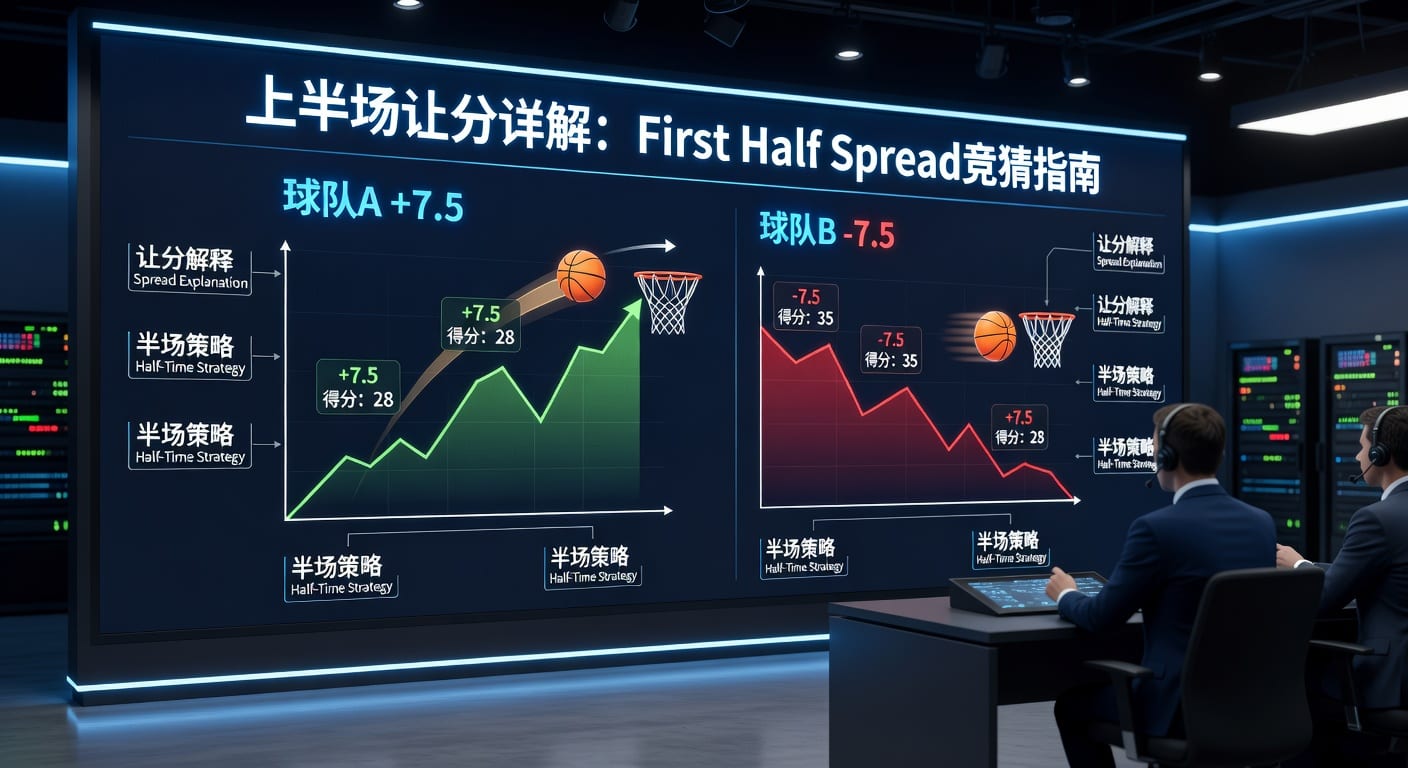 雷速体育官网上半场让分 first half spread 实战解析